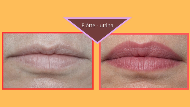 Ajak sminktetoválás előtte és utána